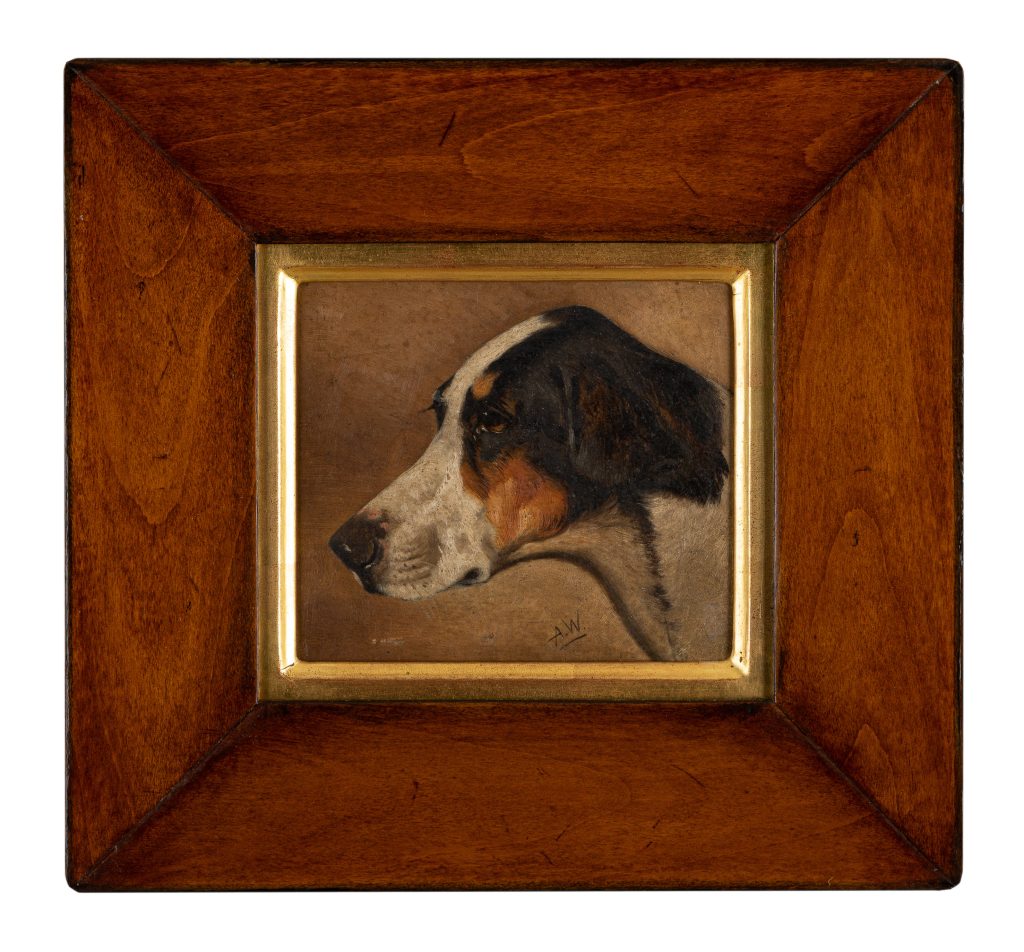 “Head of a Fox Hound (1865)”