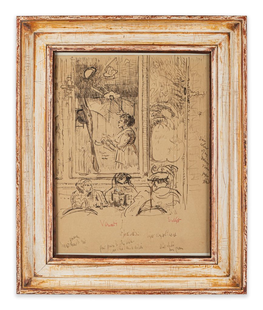 “Café Vernet, Dieppe (c.1920)”