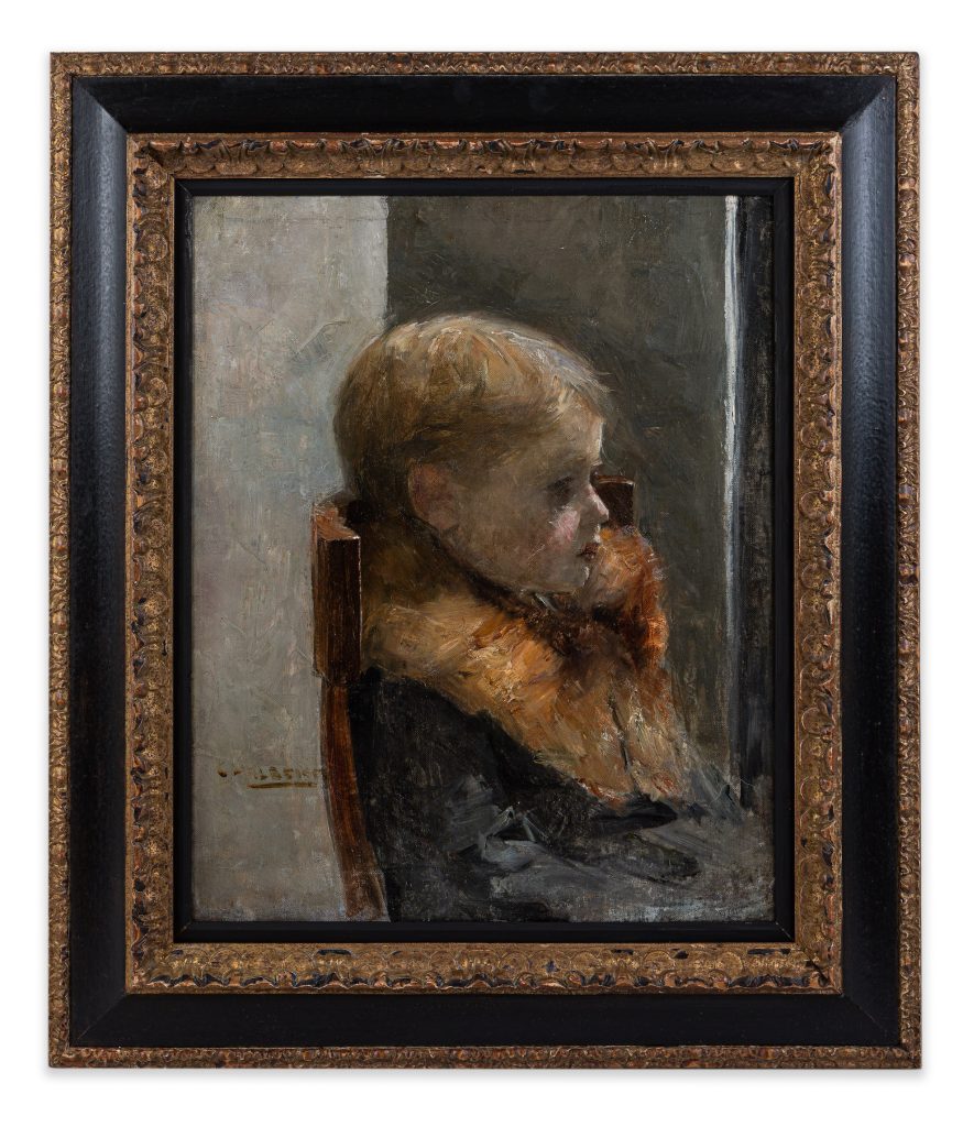 “The Boy in the Fox Fur Collar (c.1890)”