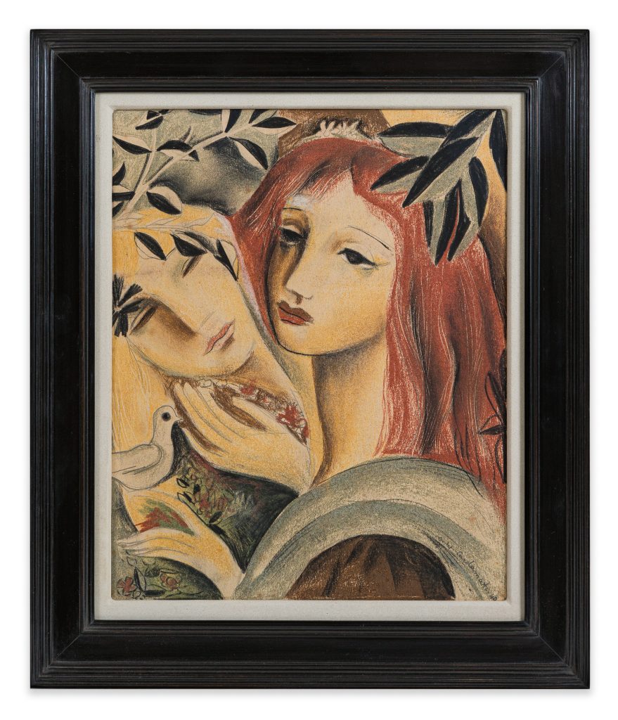 “Study of Two Women with Dove (1940)”