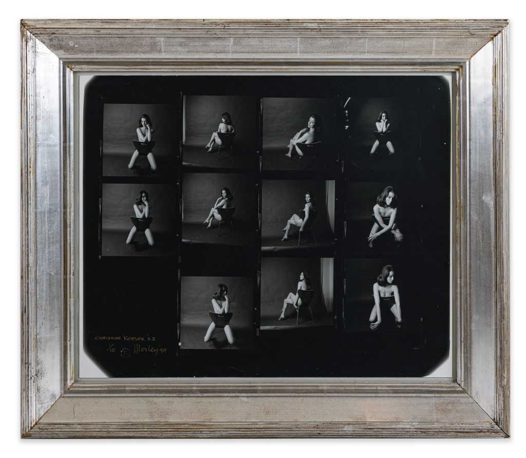 “Christine Keeler Contact Sheet (1963)”