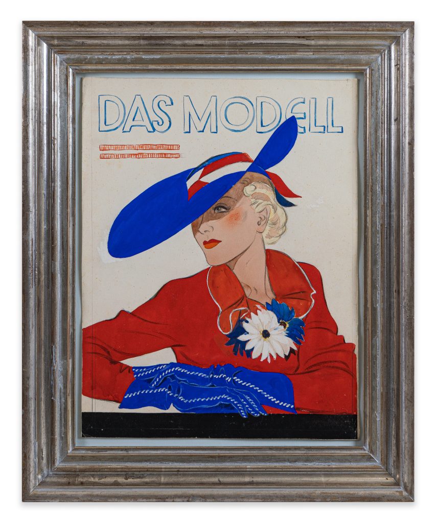 “Das Modell -Red & Blue (c.1925)”