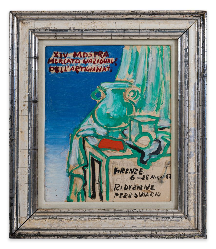 “Original poster sketch for the XIV National Craft Market Exhibition (1950)”